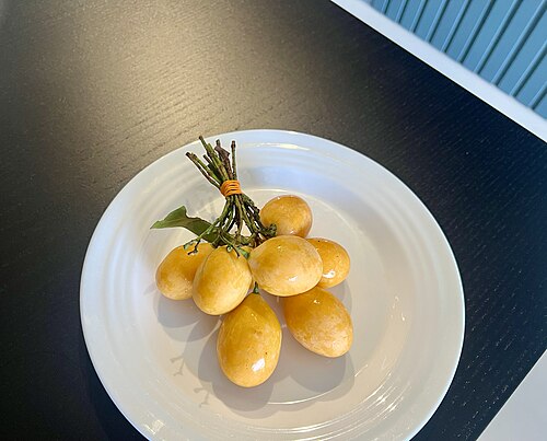 Bouea macrophylla: Delicious *tiny* relative of the mango fruit 💛 buah kundang in Malay, also called Marian plum, plum mango, gandaria, Burmese plum, maprang, mayong, mayong chit