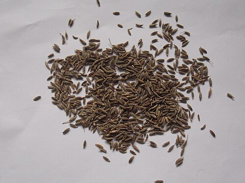 Cumin: Seed used in the cuisines.