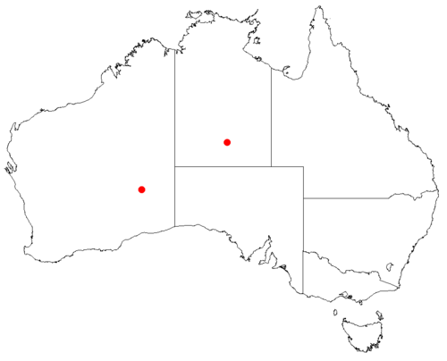 Goodenia helmsii: Velleia helmsii Occurrence data downloaded from [[Australasian Virtual Herbarium}AVH]] on 10 September 2018, https://doi.org/10.26197/5b95829e36509
