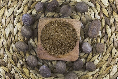 Nutmeg: Myristica fragrans, besides functioning as an enhancer for the aroma of cooking, it is also believed to be a spice boosting male stamina